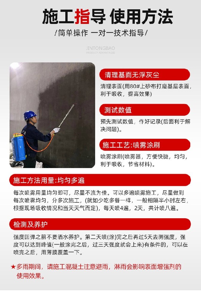 ※混凝土增強劑的干燥時間需要注意什么問題